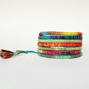 Pulseira 7 Cordinhas Colorida