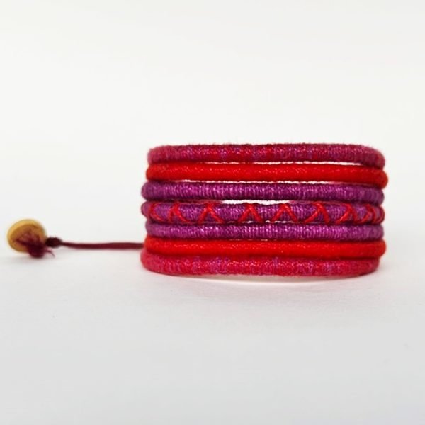 Pulseira 7 Cordinhas Dois Tons