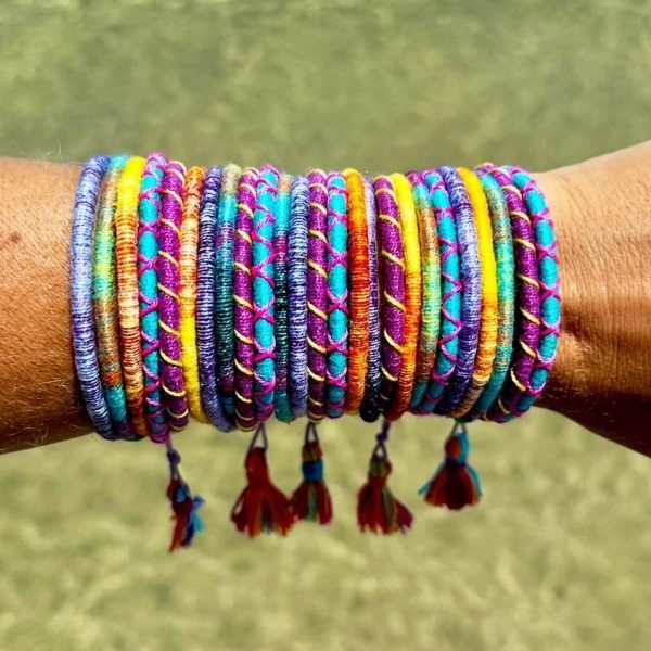 Pulseira 5 Cordinhas Cores - Imagem 4