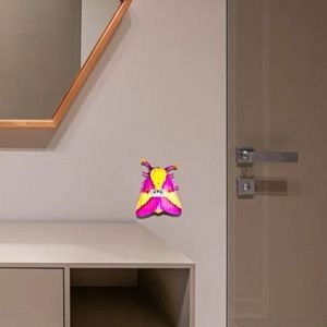 Espelho de tomada Mariposa Rosada