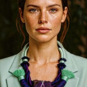 Colar Verde Púrpura